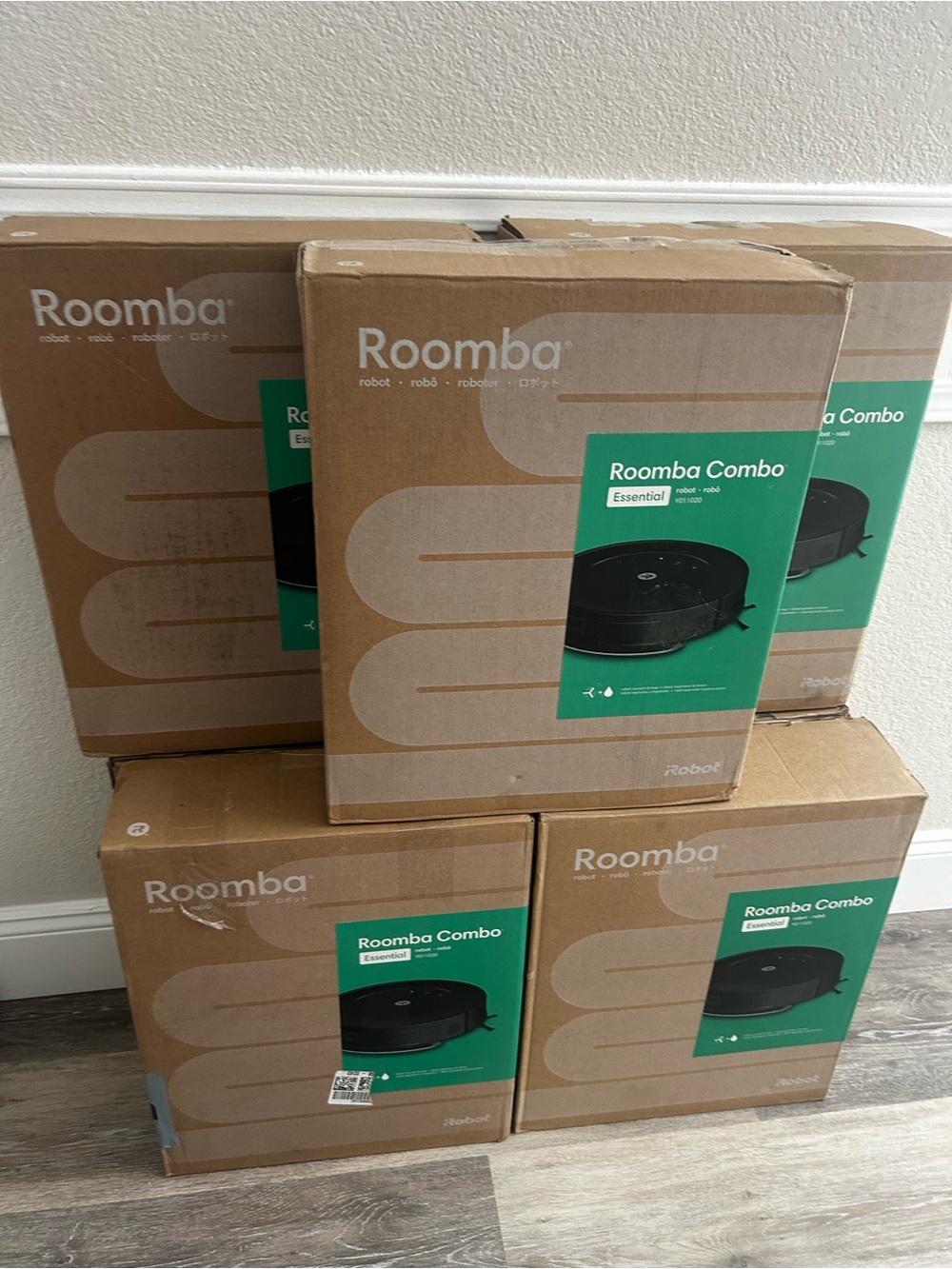 iRobot Roomba Combo Essential Robot Vacuum in Black